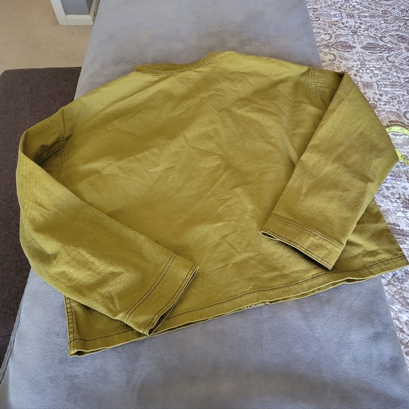 a.n.a military inspired oversized cropped jacket size XL - Picture 5 of 7